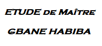 Etude de Me GBANE Habiba